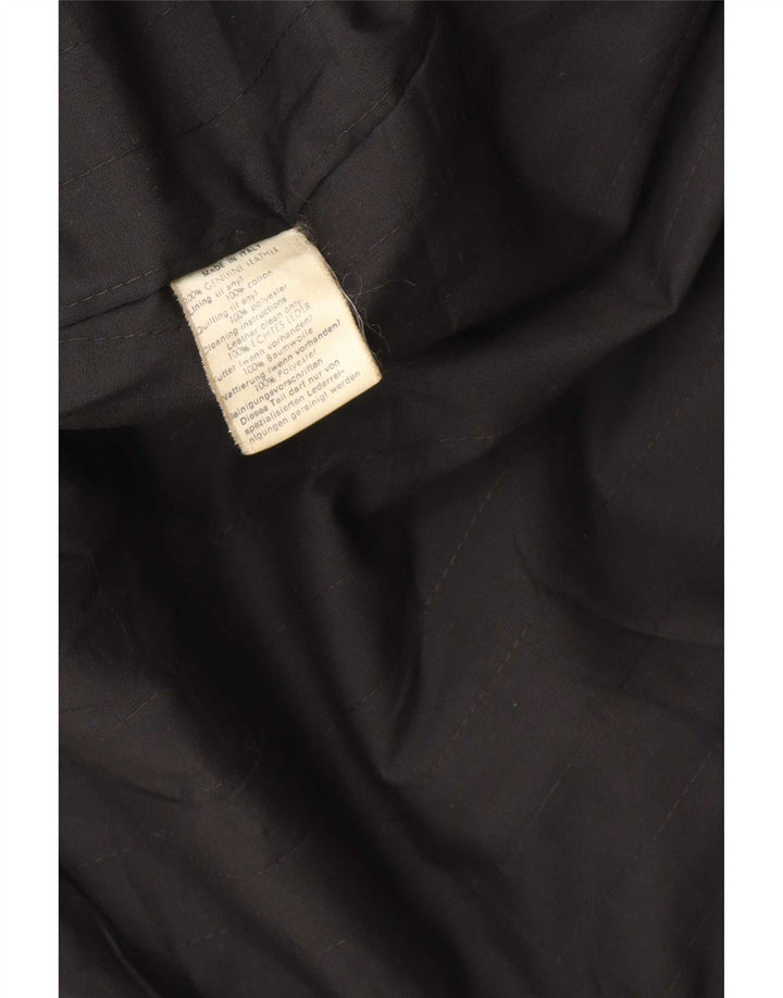 Gianni Versace ženska kožna jakna UK 18 XL crna koža