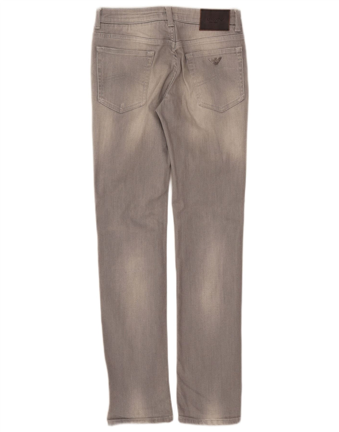 ARMANI JUNIOR uske traperice za djevojčice 11-12 godina W26 L29 sivi pamuk