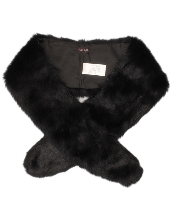 Phase Eight Ženska ukradena marama od umjetnog krzna jedne veličine, crna, zimska od poliestera