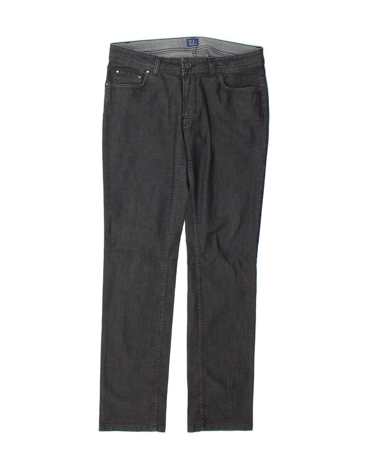 TRUSSARDI Womens Slim Jeans W34 L34 Grey Cotton Vintage Trussardi and Second-Hand Trussardi from Messina Hembry 