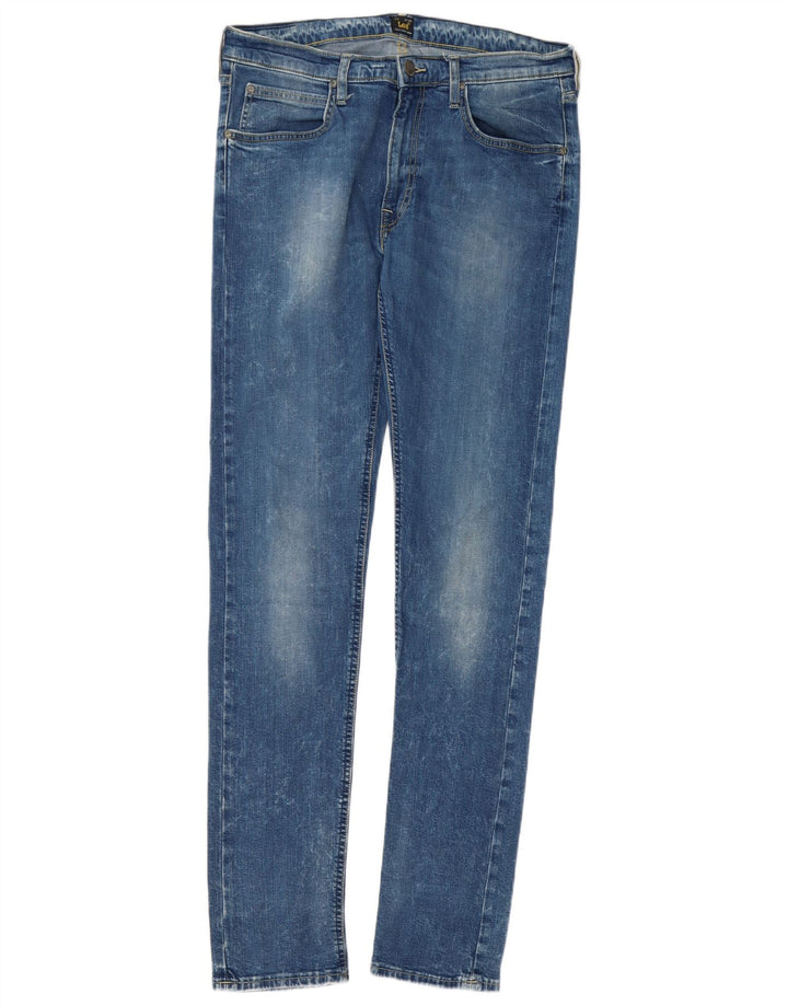 Lee Mens Luke Slim Jeans W34 L34 Plavi pamuk