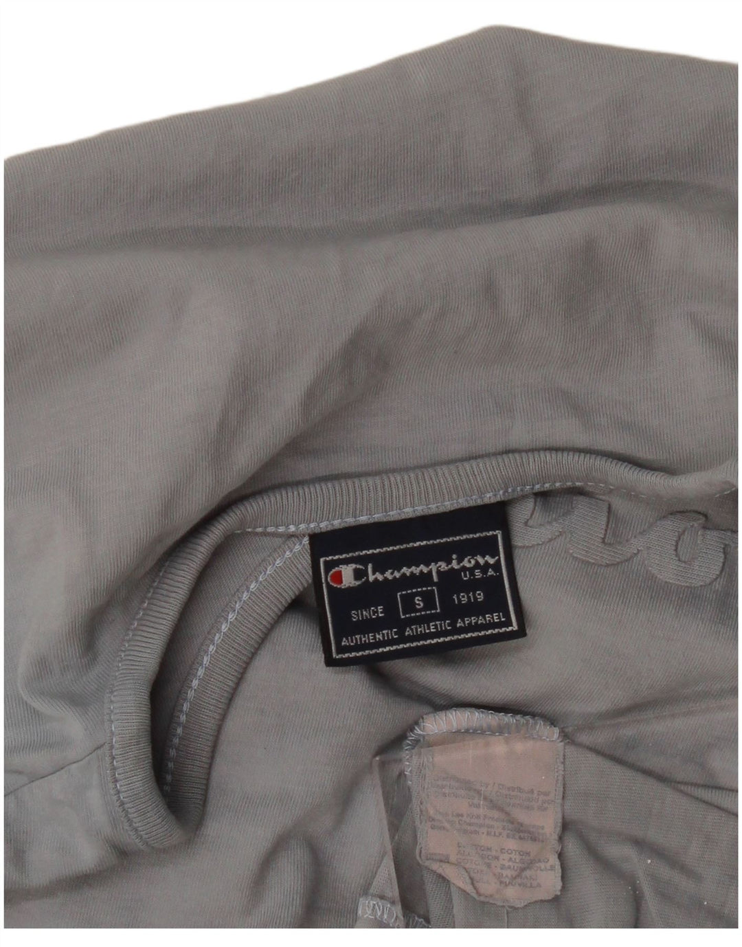 CHAMPION Ženska grafička majica kratkih rukava UK 10 Mala tamnoplava pamuk