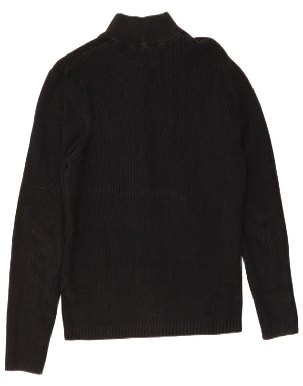 Jack & Jones muški kardigan pulover XL crni pamuk