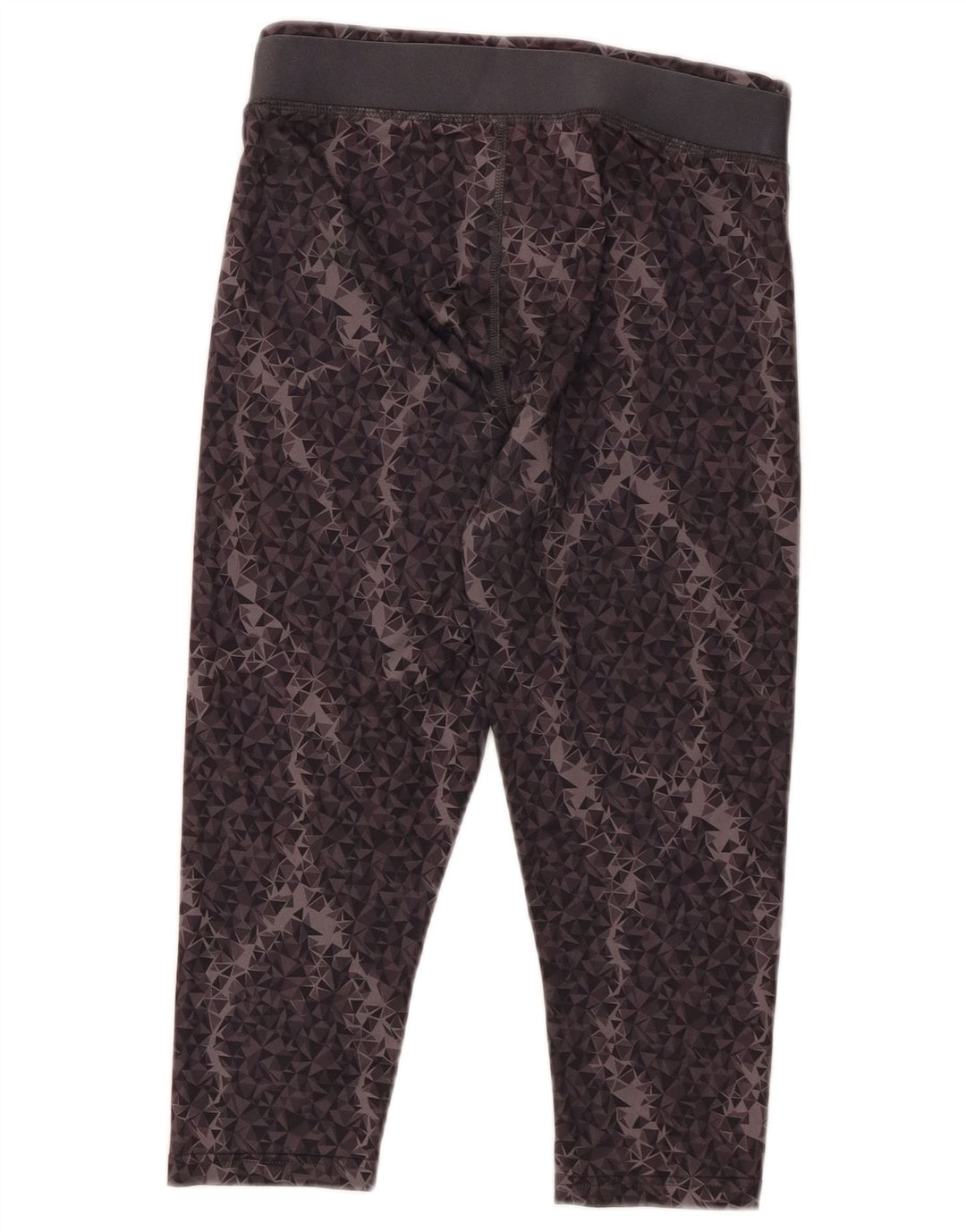 PUMA ženske Capri tajice UK 10 male sive geometrijske poliesterske hlače