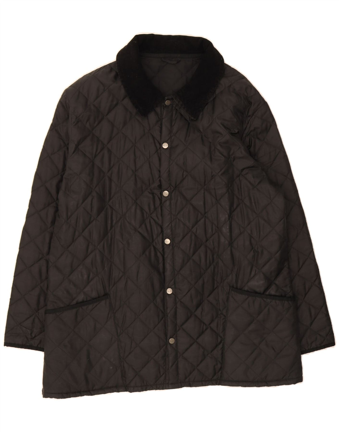 CHRISTIAN BERG Mens Quilted Jacket UK 44 2XL Black Polyester Vintage Christian Berg and Second-Hand Christian Berg from Messina Hembry 