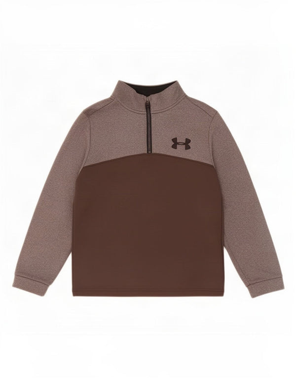 Under Armour Boys Cold Gear Graphic Sweatshirt džemper 7-8 godina malen sivi