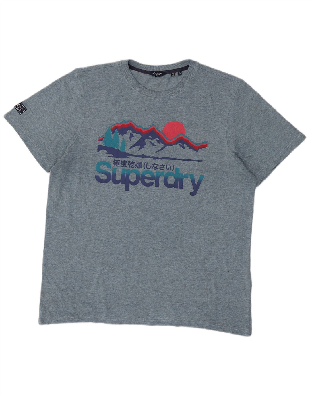 Superdry muška majica s grafičkim motivima XL plava