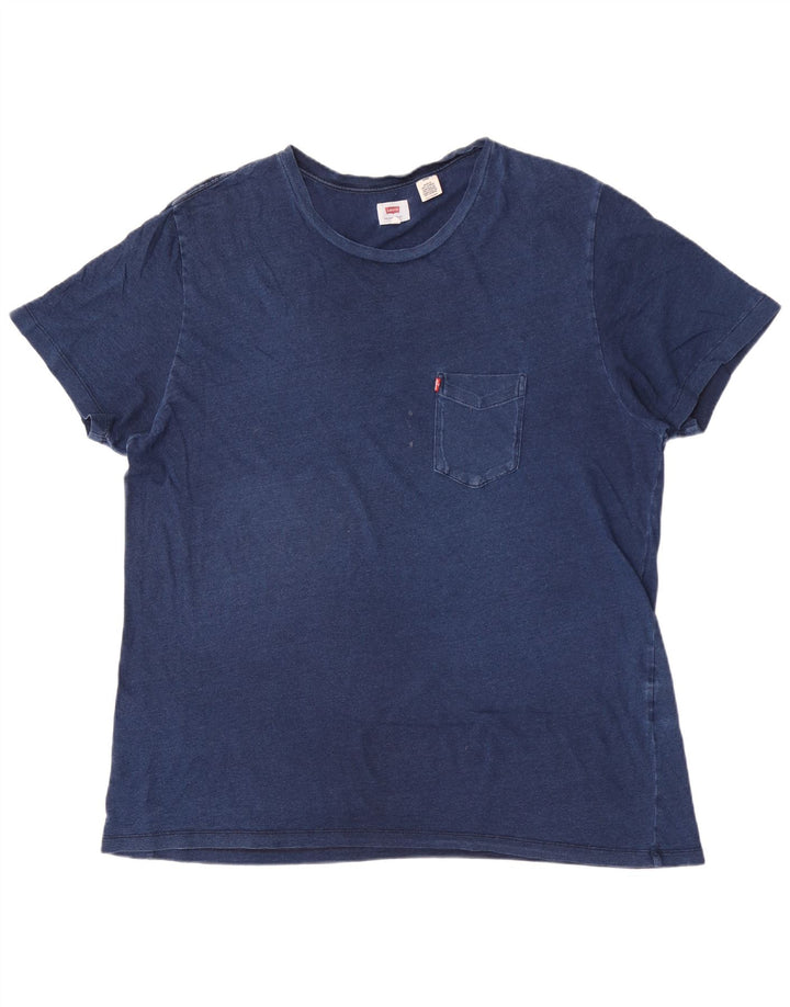 Levi's muška majica kratkih rukava 2XL plavi pamuk