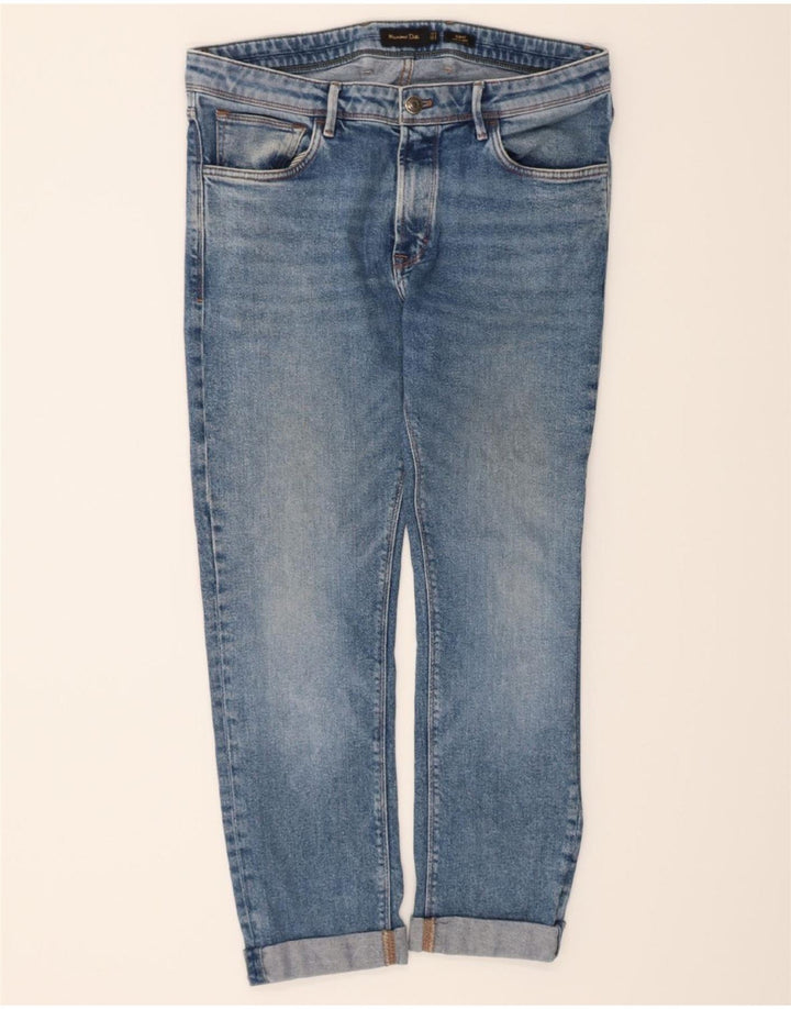 MASSIMO DUTTI Mens Slim Jeans W36 L28 Blue Cotton Vintage Massimo Dutti and Second-Hand Massimo Dutti from Messina Hembry 