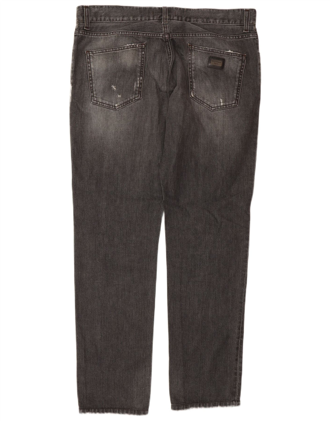 Ženske ravne traperice Dolce & Gabbana IT 50 XL W36 L32 sive