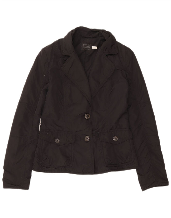 Pinko ženski sako sa 2 gumba UK 8 Mali crni poliamid