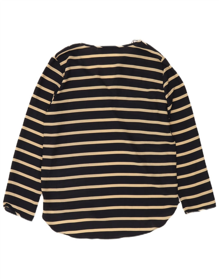 Zara ženska majica s dugim rukavima UK 10 Mala tamnoplava na pruge