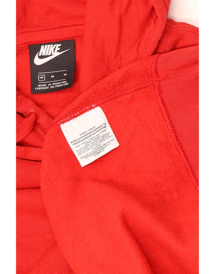 Nike muška majica s kapuljačom srednje crvene boje od poliestera