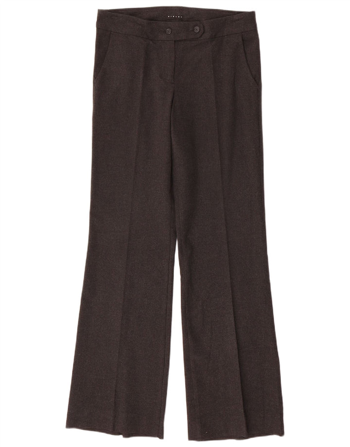 Ženske hlače Sisley Bootcut odijelo IT 42 srednje W30 L32 sive fleke