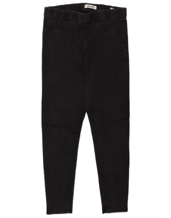 Marks & Spencer ženske jegging traperice UK 14 srednje W28 L26 crni pamuk