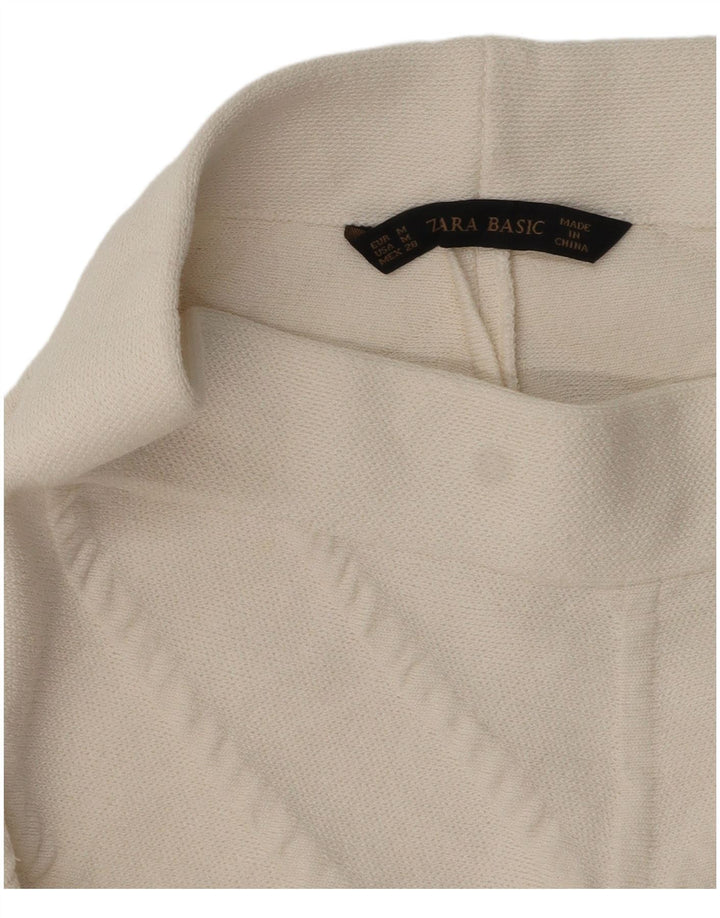 Zara ženska pletena suknja A-kroja srednje veličine W28 sivo bijela