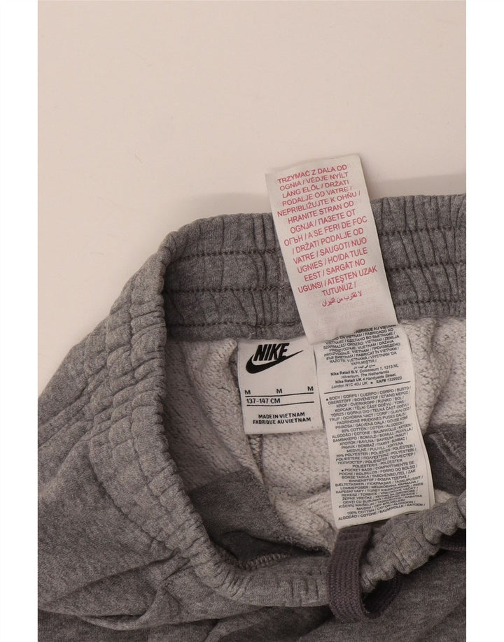 NIKE Trenirka Hlače za dječake Joggers 10-11 godina srednje sivi pamuk