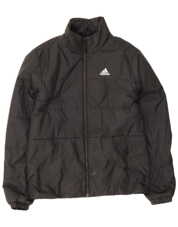 Adidas muška podstavljena jakna UK 36 mala crna poliester