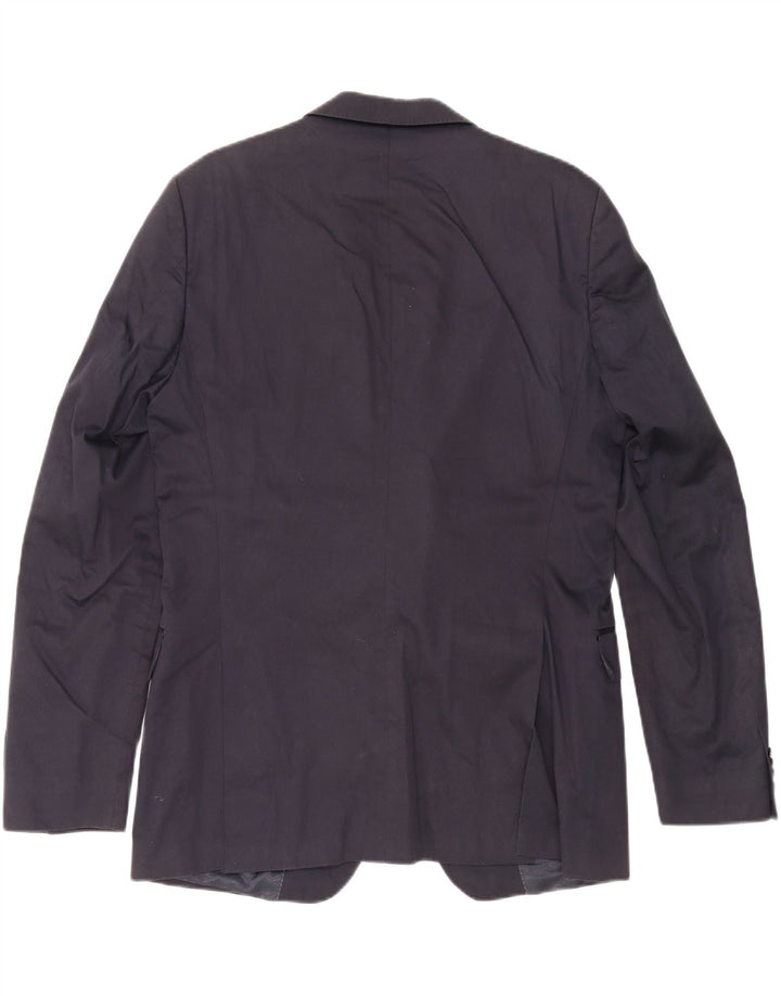 TOMMY HILFIGER Mens Tailored 2 Button Blazer Jacket IT 52 XL Navy Blue Vintage Tommy Hilfiger and Second-Hand Tommy Hilfiger from Messina Hembry 