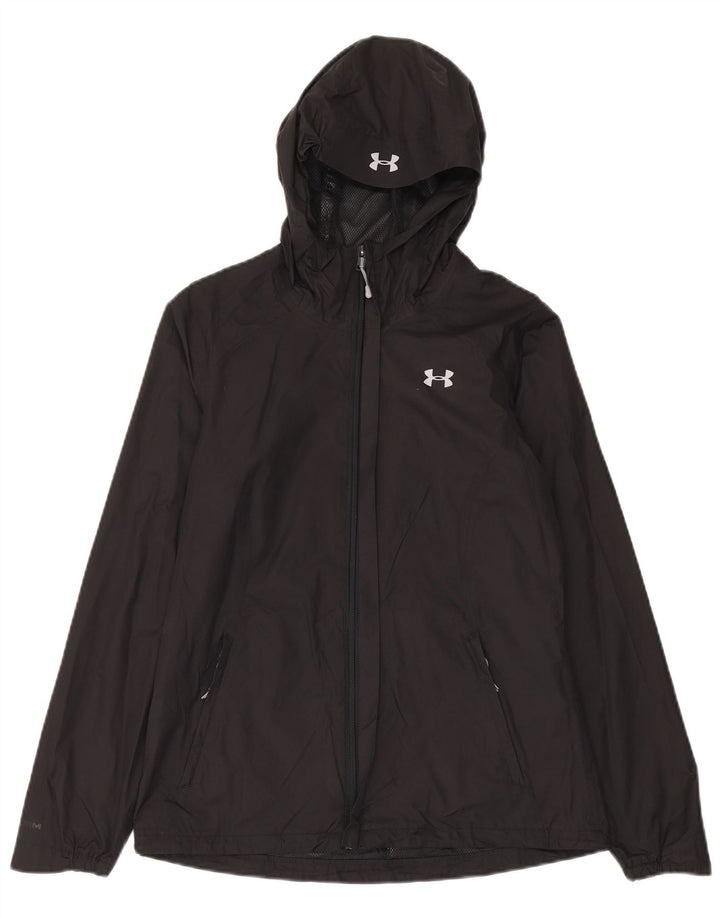 Under Armour muška kišna jakna s kapuljačom UK 36 mala crna poliester