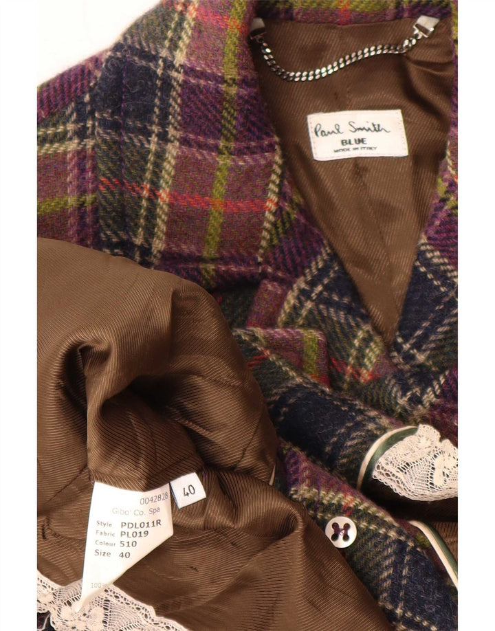 Paul Smith Ženska jakna s 3 gumba EU 40 Medium Multicolored Plaid