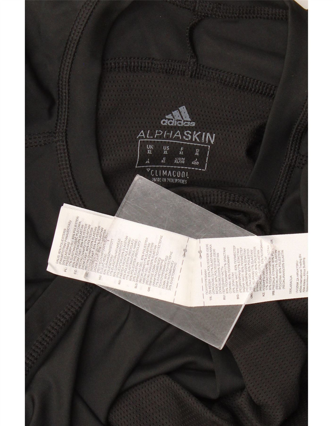 Adidas ženska majica Climacool dugih rukava UK 18 XL crni poliester