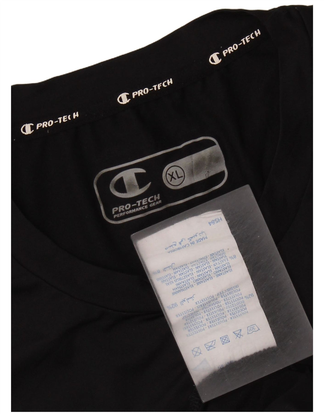 CHAMPION Muška majica s grafičkim motivima XL crni poliester