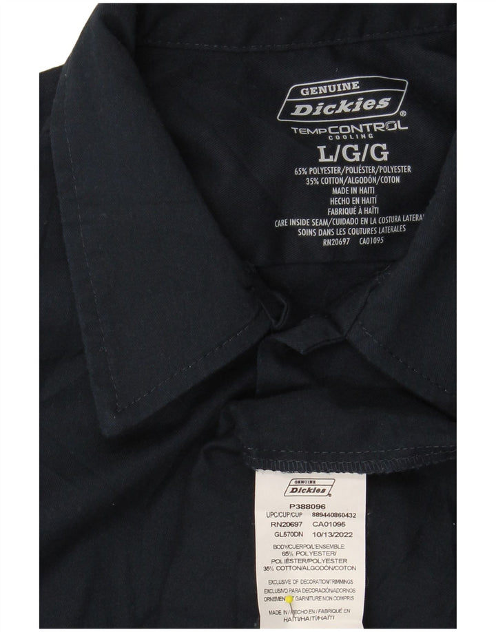 DICKIES Muška prava košulja velika tamnoplava poliester