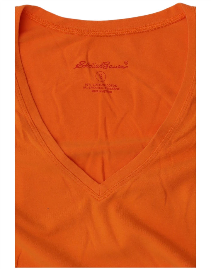 Eddie Bauer ženski prsluk UK 10 mali narančasti pamuk