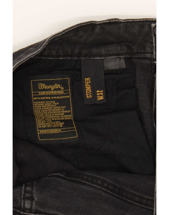 Wrangler Muške Stompers Slim Jeans W32 L30 Crni pamuk