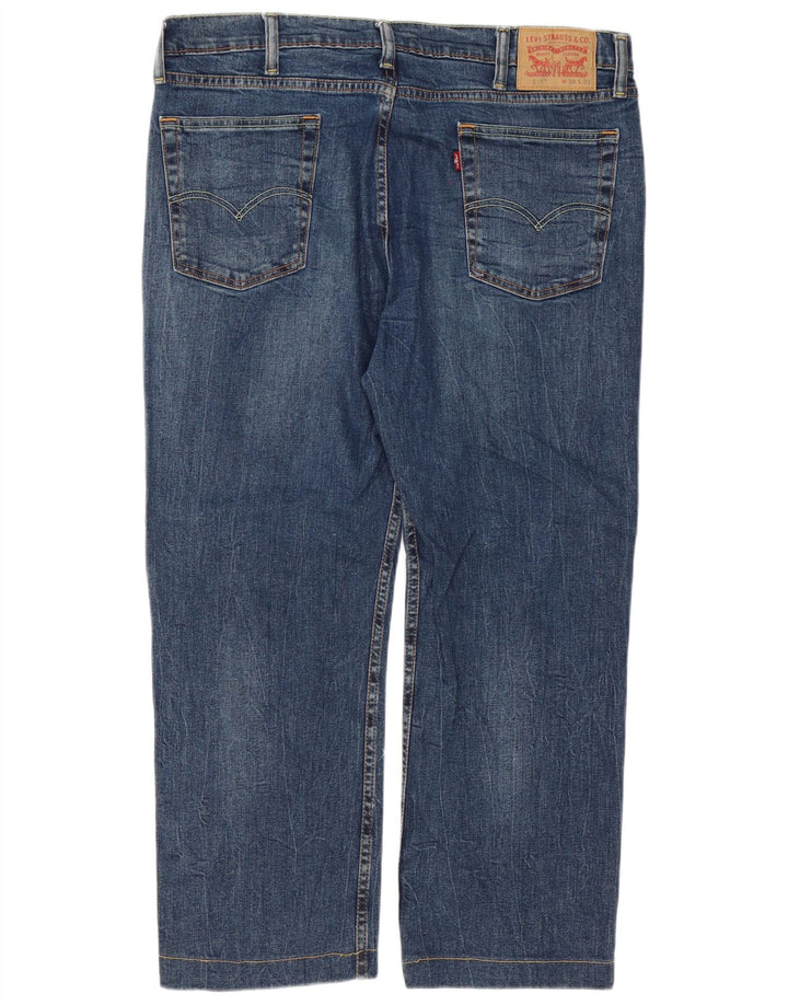Levi's muške 514 ravne traperice W38 L27 plavi pamuk