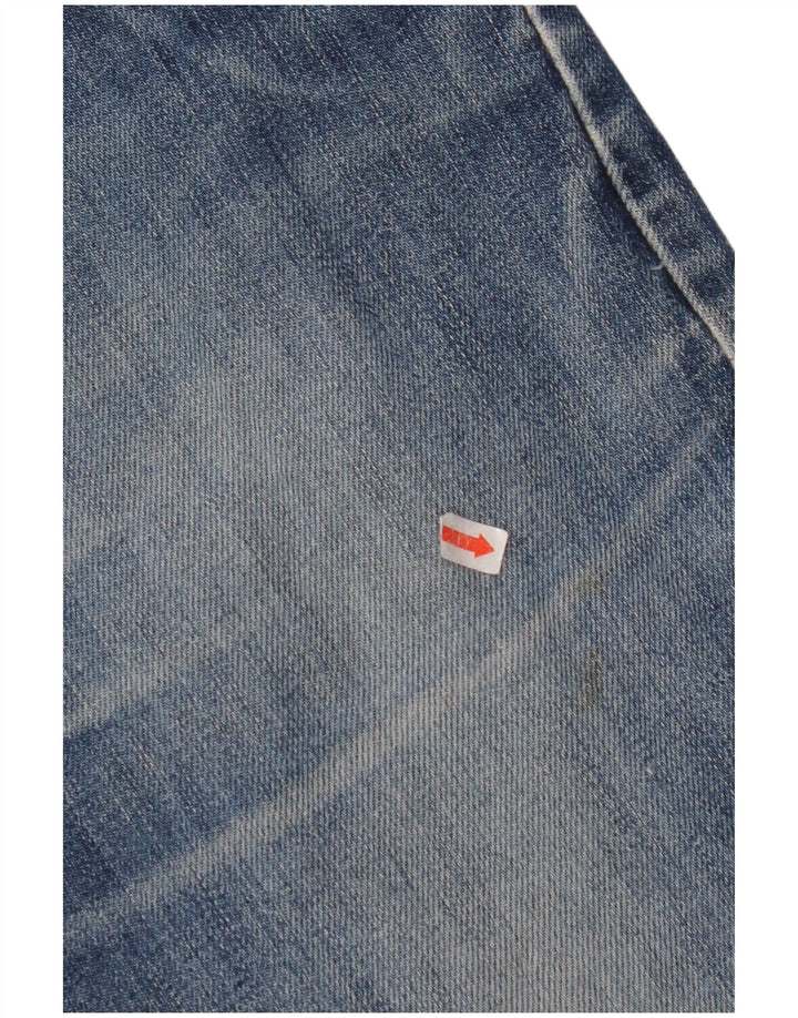 LEE Mens Brooklyn Straight Jeans W36 L36 Plavi pamuk