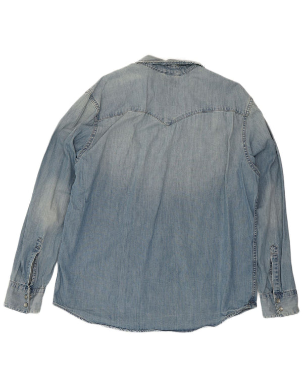 Levi's muška traper košulja XL plavi pamuk
