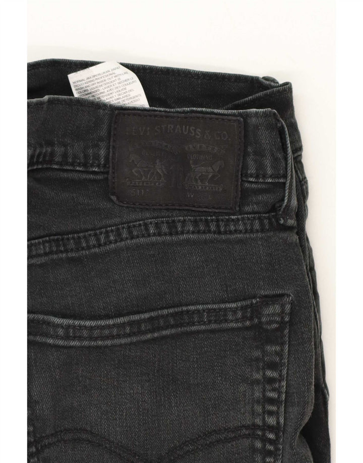 Levi's muške 511 uske traperice W36 L32 crni pamuk