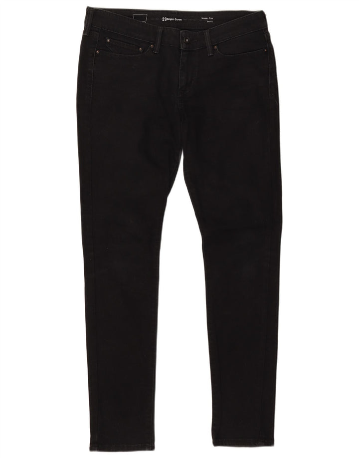 LEVI'S ženske uske traperice s blagim oblinama modernog rasta W29 L32 crni pamuk