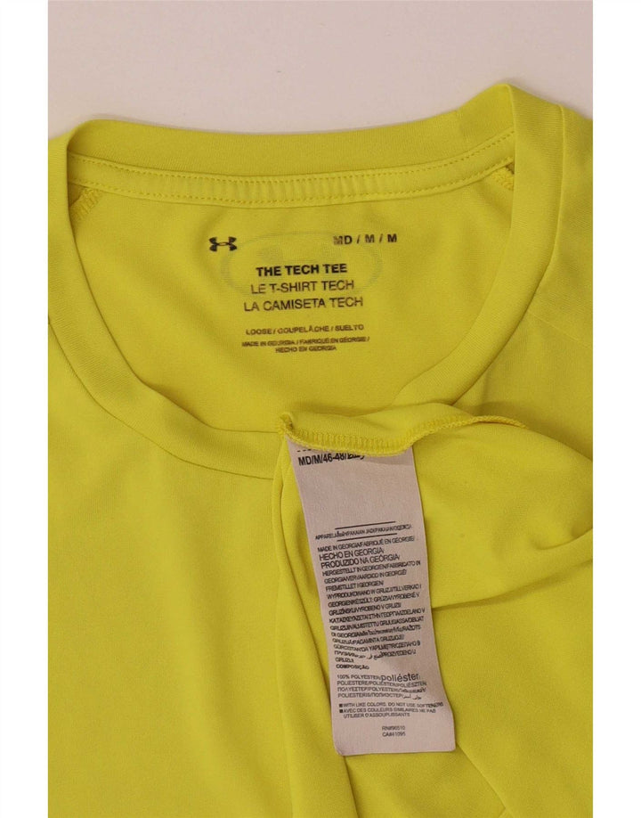 Under Armour, obična muška majica kratkih rukava, srednji žuti poliester