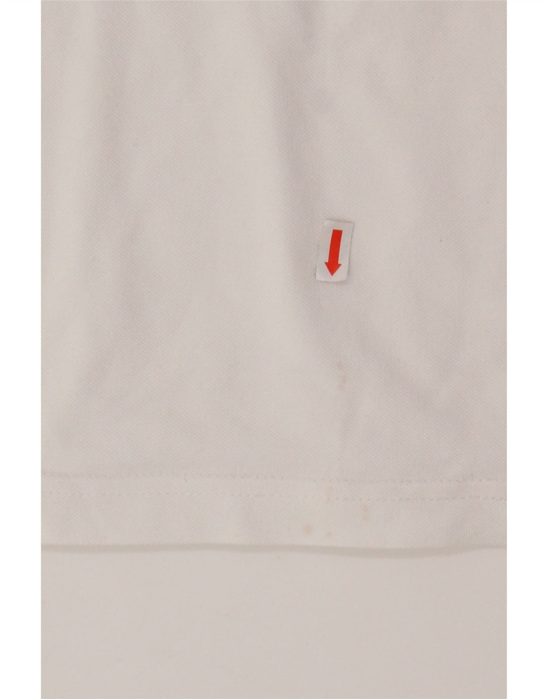 CHAMPION Mens Easy Fit Polo Shirt Medium White Cotton