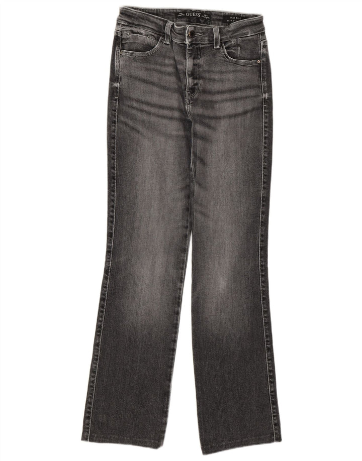 GUESS Ženske ravne traperice srednjeg rasta W27 L30 sive