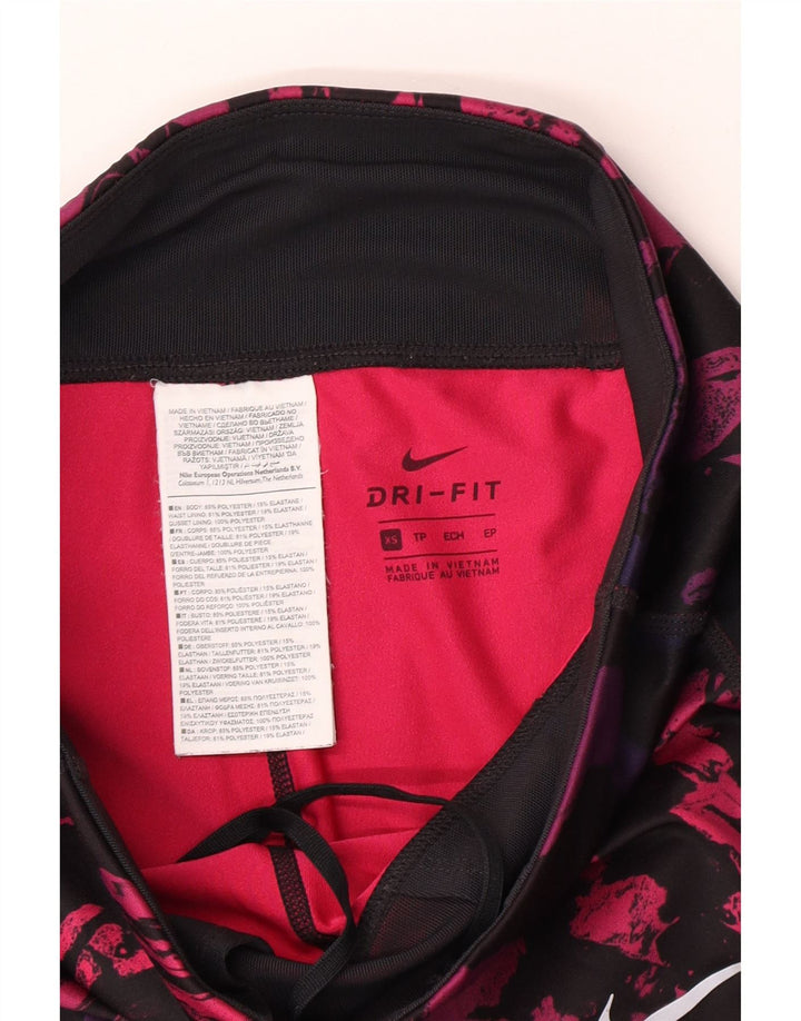 Nike Ženske Dri Fit Leggings UK 6 XS Višebojni Tie Dye poliester