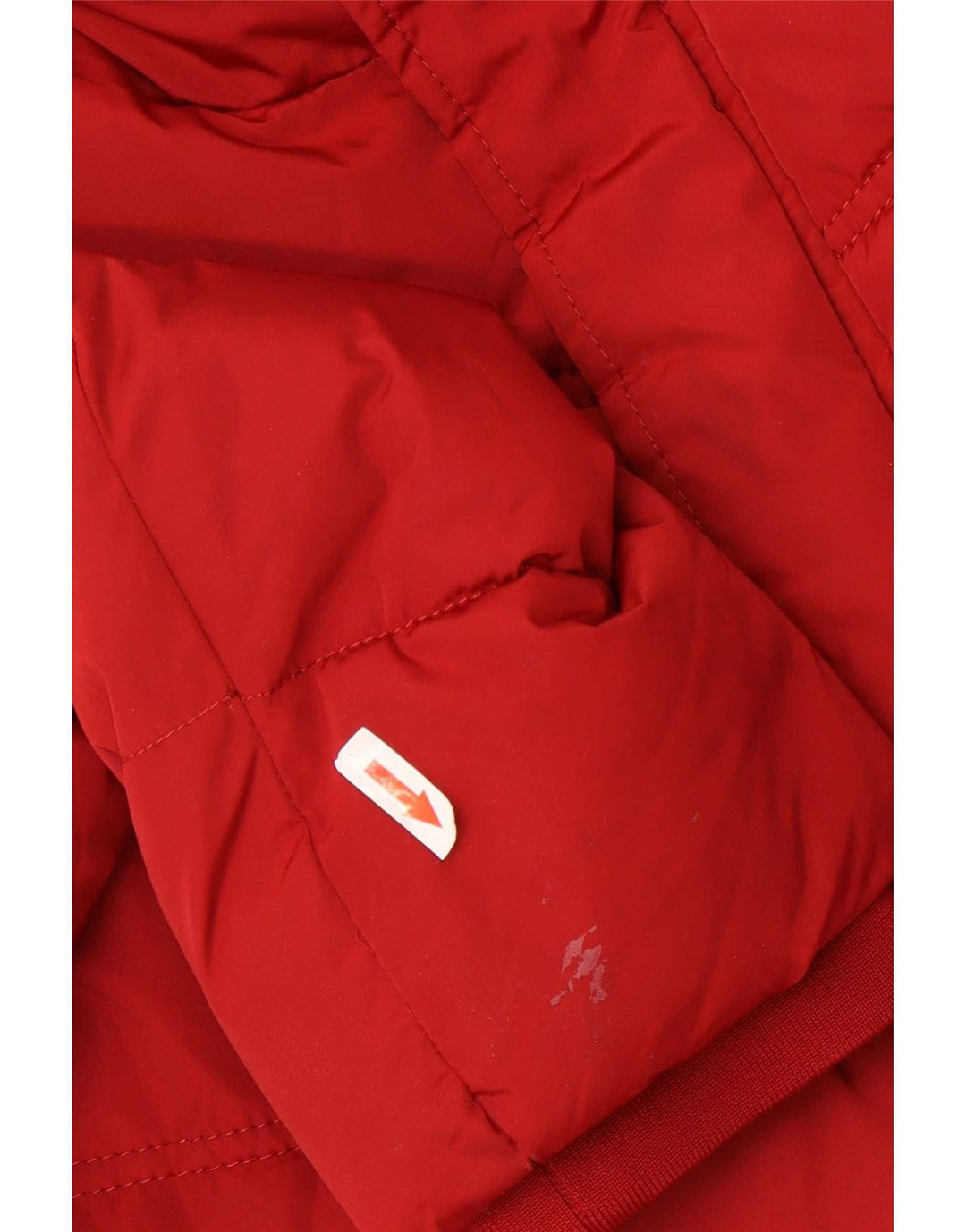 Zara muška podstavljena jakna s kapuljačom UK 44 2XL crveni poliester