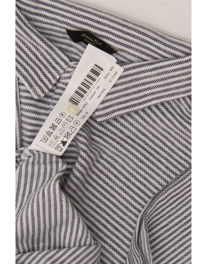 Muška polo majica Massimo Dutti srednje plave pamučne pruge