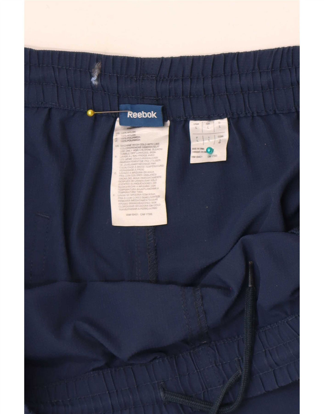 Reebok muške sportske kratke hlače velike tamnoplave najlonske boje