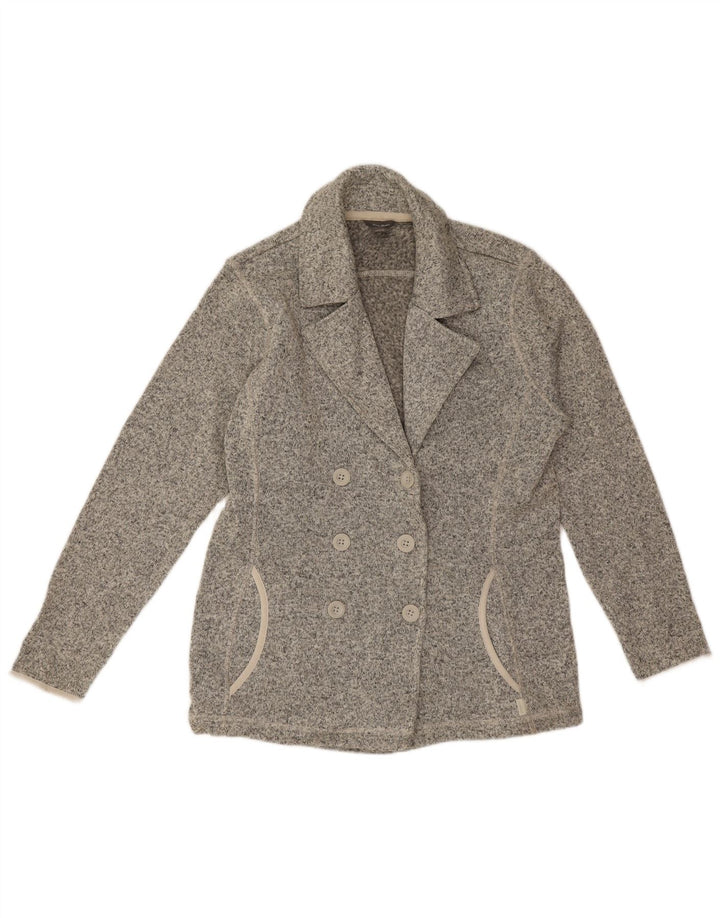 Eddie Bauer Ženska jakna s dvostrukim kopčanjem UK 16 Large Grey Flecked