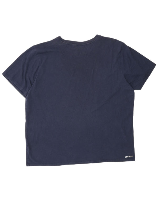 Hurley Dri Fit majica kratkih rukava s grafičkim motivima XL tamnoplavi pamuk