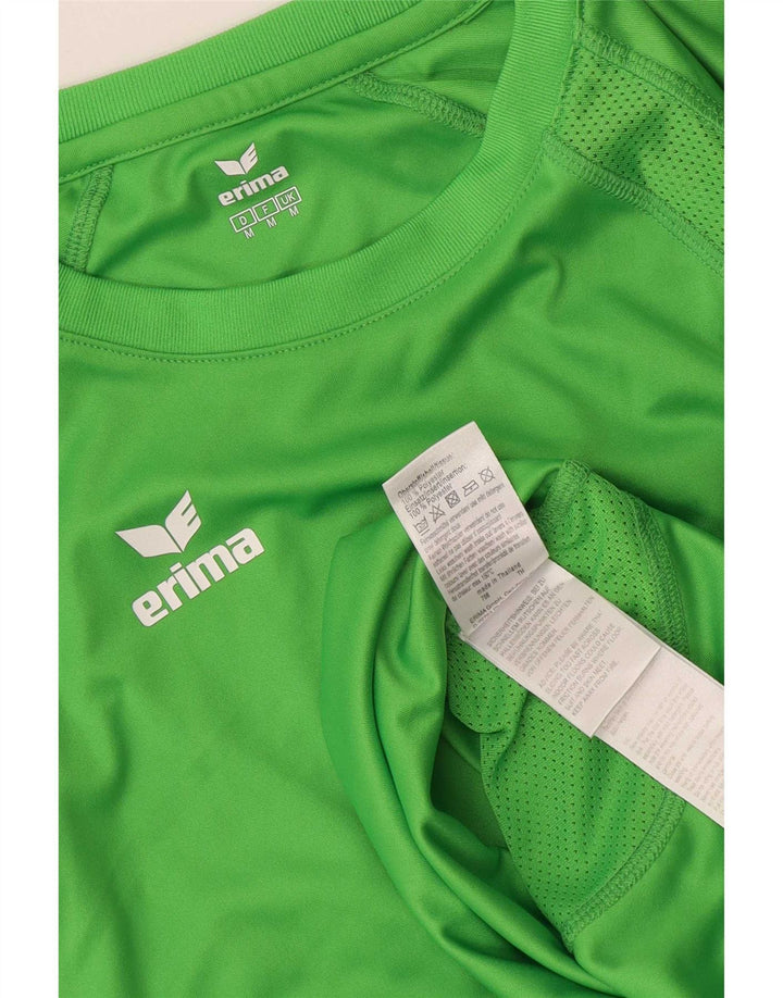 Erima muška grafička majica kratkih rukava srednje zelene boje od poliestera