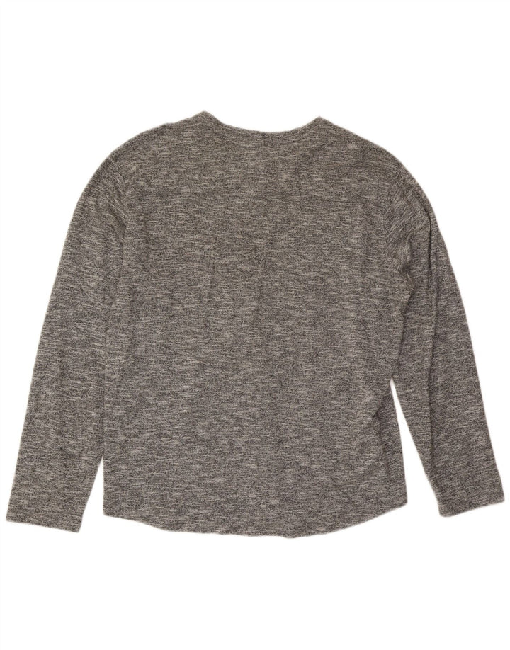 Volcom muška majica dugih rukava XL sivi flekasti pamuk