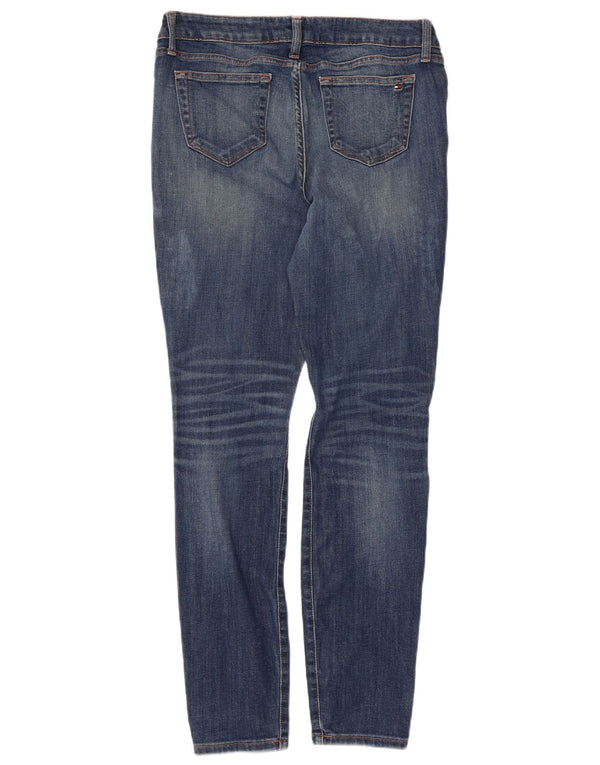 Tommy Hilfiger ženske uske traperice s oskudima US 10 Large W32 L30 Plave