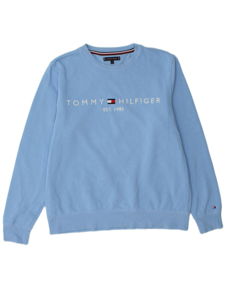 TOMMY HILFIGER Muška majica s motivima XL, plavi pamuk