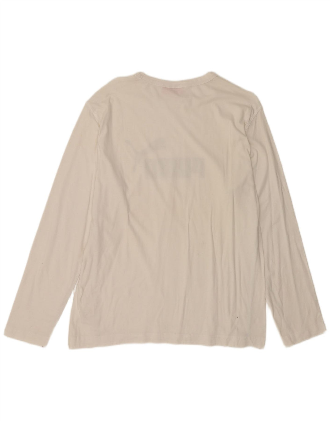 PUMA muška majica dugih rukava s grafikama, srednji bijeli pamuk