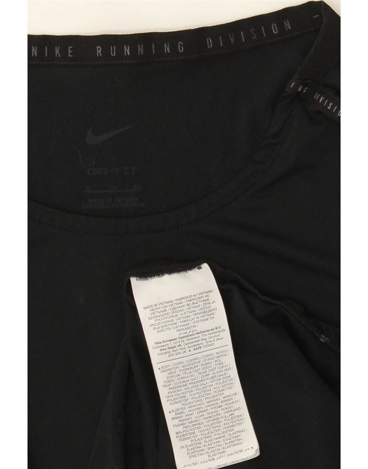 Nike Dri Fit majica kratkih rukava XL crne crne pruge od poliestera